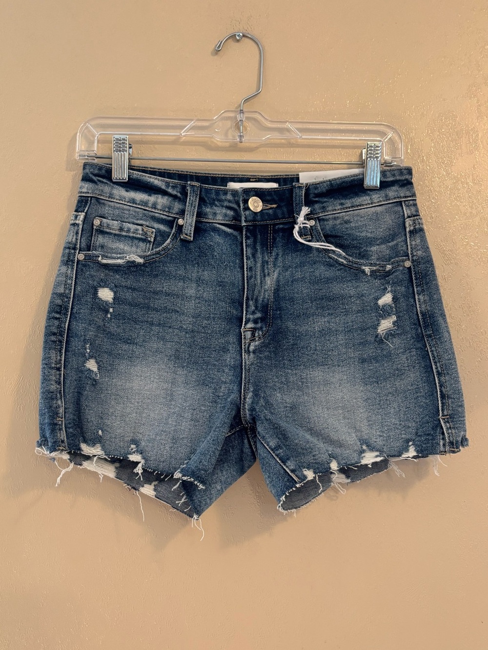 NWT Petra 153 Distressed Denim Shorts sz 5/26